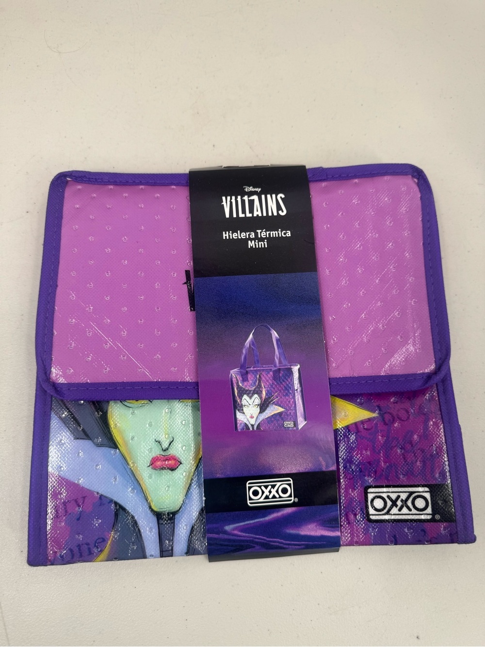 Disney Villains Maleficent Cruella Mini Insulated Cooler Bag Purple Oxxo New